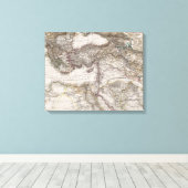 Toile Carte Afrique du Nord (Insitu (Plancher de Bois))