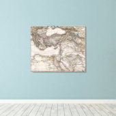 Toile Carte Afrique du Nord (Insitu (Plancher de Bois))