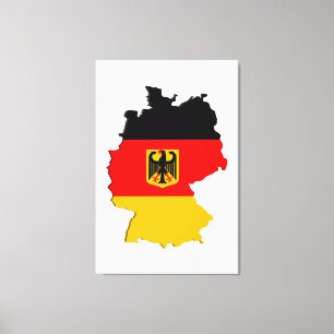 Toile Carte Allemagne