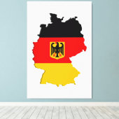 Toile Carte Allemagne (Insitu (Plancher de Bois))