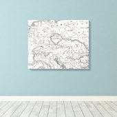 TOILE CARTE : ALLEMAGNE ET AUTRICHE (Insitu (Plancher de Bois))