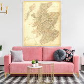Toile Carte Angleterre (Insitu(Salon))