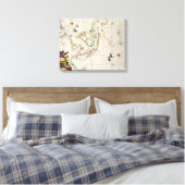 Toile Carte antique des Indes orientales (Insitu(Chambre))