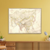 Toile Carte Asie (Insitu(Salon))