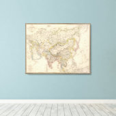 Toile Carte Asie (Insitu (Plancher de Bois))