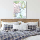 TOILE CARTE : ASIE DE L'EST, 1907 (Insitu(Chambre))