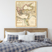 Toile Carte Atlas du Moyen-Orient 2 (Insitu(Chambre))