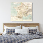 Toile Carte Atlas France (Insitu(Chambre))