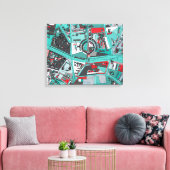 Toile Carte Berlin, Allemagne (Insitu(Salon))