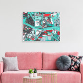 Toile Carte Berlin, Allemagne (Insitu(Salon))