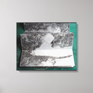 Toile Carte Blanche pour 1 Stylo en bout de course C