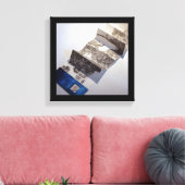 Toile Carte Blanche pour 1 Stylo en bout de course Impri (Insitu(Salon))