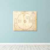 Toile Carte céleste (Insitu (Plancher de Bois))