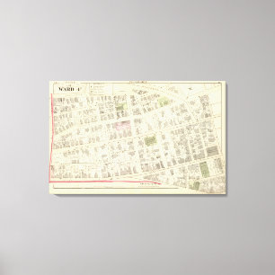 Toile Carte centrale d'atlas de Peters de saint d'églis