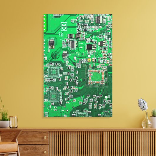 Toile Carte circuit imprimé circuit vert PCB (Insitu(Salon))