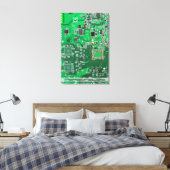 Toile Carte circuit imprimé circuit vert PCB (Insitu(Chambre))