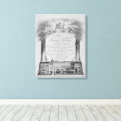 Toile Carte commerciale Moore & Co. (Insitu (Plancher de Bois))