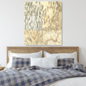 Toile Carte composite de l'Arizona, du Nevada et de l'Ut (Insitu(Chambre))