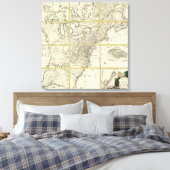 Toile Carte composite des États-Unis (Insitu(Chambre))