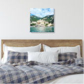 Toile Carte Côte Amalfi Positano Italie (Insitu(Chambre))