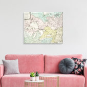 Toile Carte d'accès du Canada 1761 (Insitu(Salon))