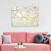 Toile Carte d'accès du Canada 1761 (Insitu(Salon))