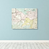 Toile Carte d'accès du Canada 1761 (Insitu (Plancher de Bois))