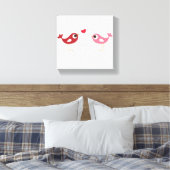 Toile Carte d'amour pour les oiseaux (Insitu(Chambre))
