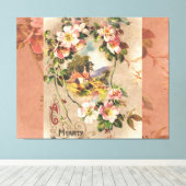 Toile Carte d'anniversaire vintage (Insitu (Plancher de Bois))