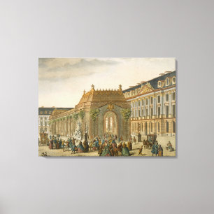 Toile Carte d'Arras, de "Civitates Orbis Terrarum" par G