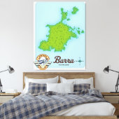 Toile Carte de Barra Écosse (Insitu(Chambre))