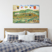 Toile Carte de Bergen, de 'Civitates Orbis Terrarum' par (Insitu(Chambre))