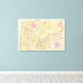 Toile Carte de Boston 16 (Insitu (Plancher de Bois))