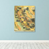 Toile Carte de Californie (Insitu (Plancher de Bois))