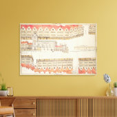 Toile Carte de Cheapside, Londres, 1585 (Insitu(Salon))