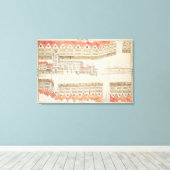 Toile Carte de Cheapside, Londres, 1585 (Insitu (Plancher de Bois))