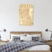 Toile Carte de Chicago par Blanchard (Insitu(Chambre))