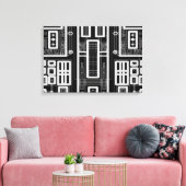 Toile Carte de circuit géométrique (Insitu(Salon))