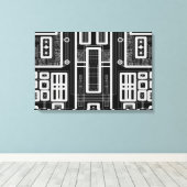 Toile Carte de circuit géométrique (Insitu (Plancher de Bois))