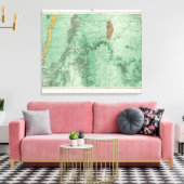 Toile Carte de classification des terres du Nouveau-Mexi (Insitu(Salon))