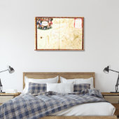 Toile Carte de Concarneau (Insitu(Chambre))