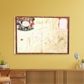 Toile Carte de Concarneau (Insitu(Salon))
