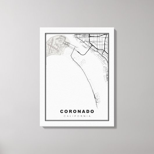 Toile Carte de Coronado (Recto)