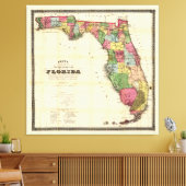 Toile Carte de Floride (1870) (Insitu(Salon))