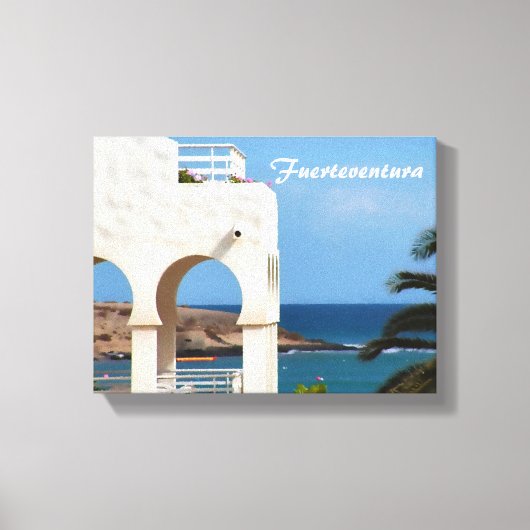 Toile Carte de Fuerteventura (Recto)