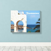 Toile Carte de Fuerteventura (Insitu (Plancher de Bois))