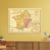 Toile Carte de Gaule (Insitu(Salon))