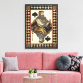 Toile Carte de jeu King of Spades par Vision Studio (Insitu(Salon))