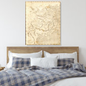 Toile Carte de la Chine par Arrowsmith (Insitu(Chambre))