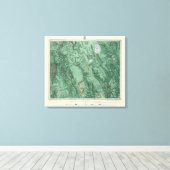 Toile Carte de la classification des terres de l'Idaho (Insitu (Plancher de Bois))